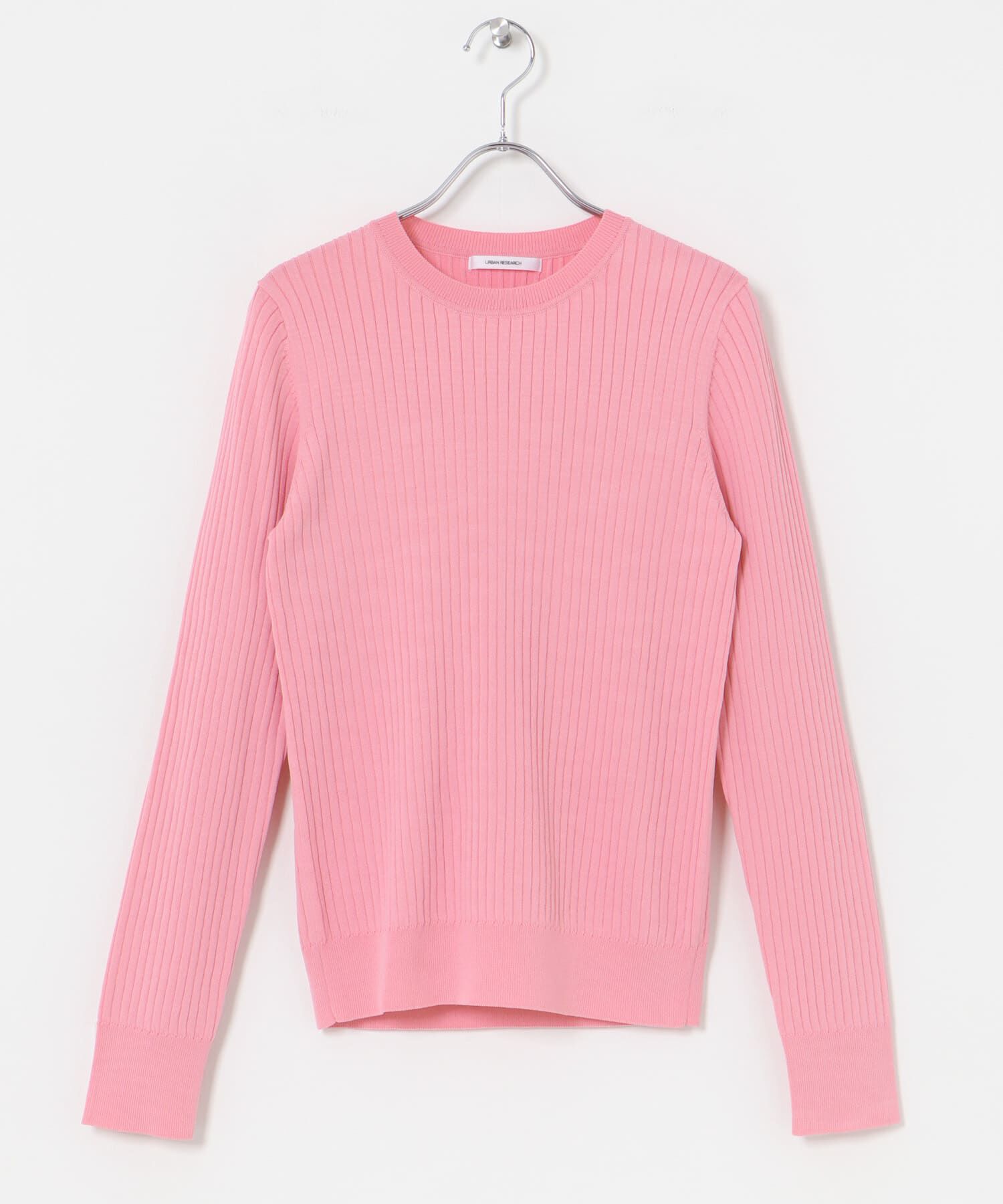 URBAN RESEARCH「『WEB限定』クルーネックコンパクトリブニット」|ニット・セーター|