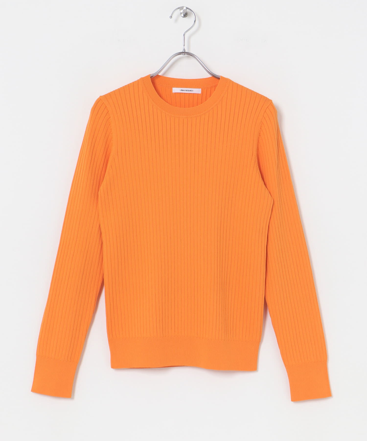URBAN RESEARCH「『WEB限定』クルーネックコンパクトリブニット」|ニット・セーター|