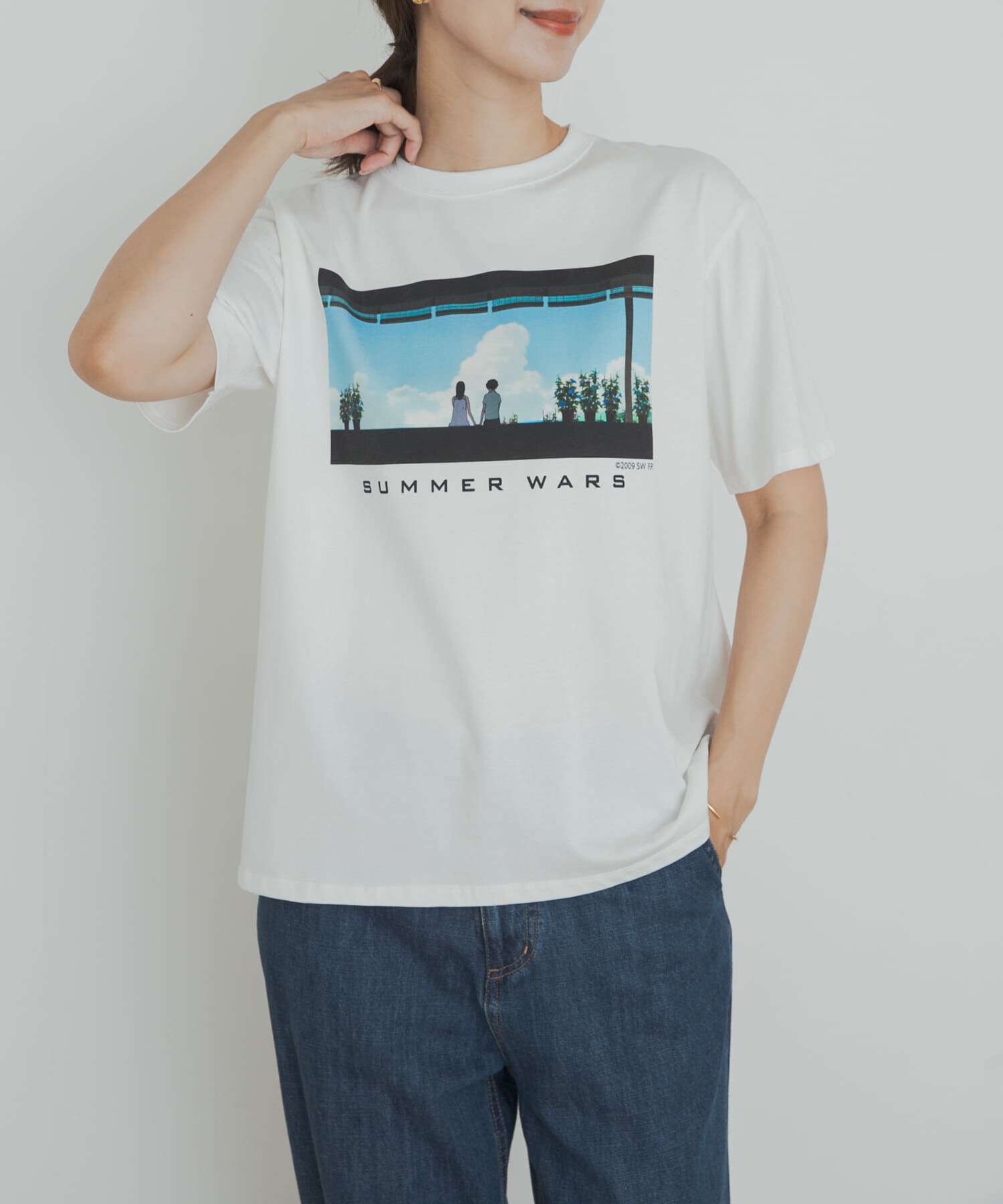 URBAN RESEARCH DOORS「アニメーション映画「サマーウォーズ」プリントTシャツ」|Tシャツ・カットソー|