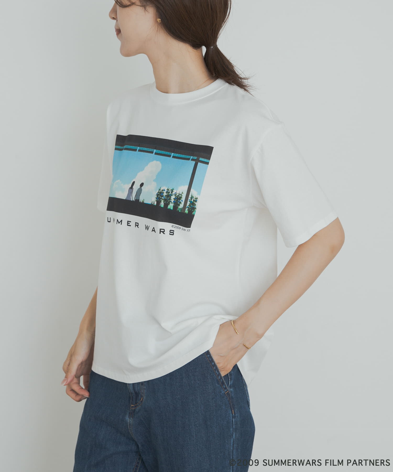 URBAN RESEARCH DOORS「アニメーション映画「サマーウォーズ」プリントTシャツ」|Tシャツ・カットソー|