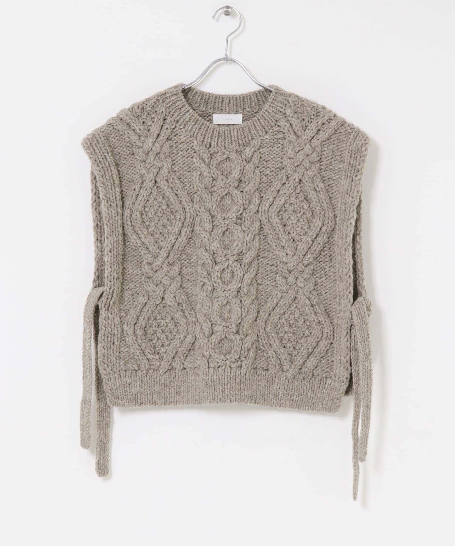 ◆24AW 極美品 kagure かぐれ ペルーアランニットベスト ケーブル ◇24AW 極美品 kagure かぐれ ペルーアランニットベスト ケーブル