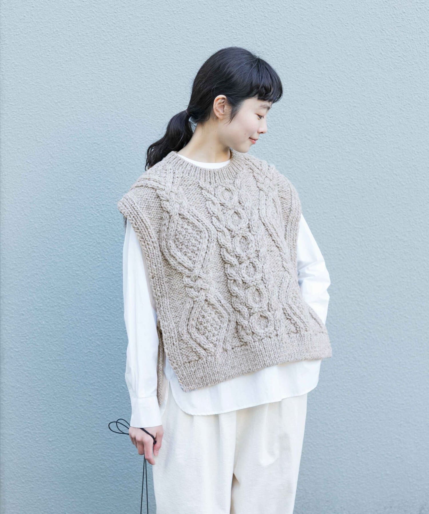 かぐれ　ペルーニット　ベスト かぐれ｜ペルーニットベスト - かぐれ(カグレ) | キナリノモール