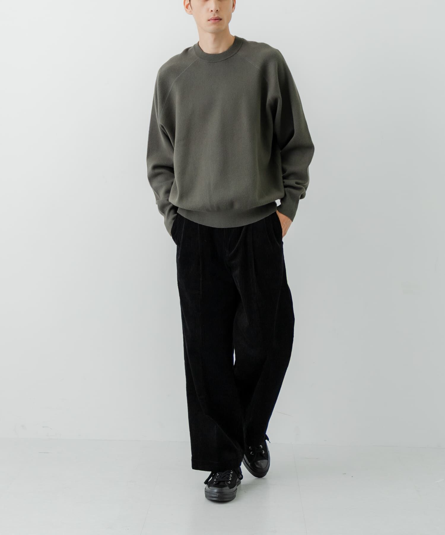 URBAN RESEARCH「綿カシミヤスウェットニット」|ニット・セーター|