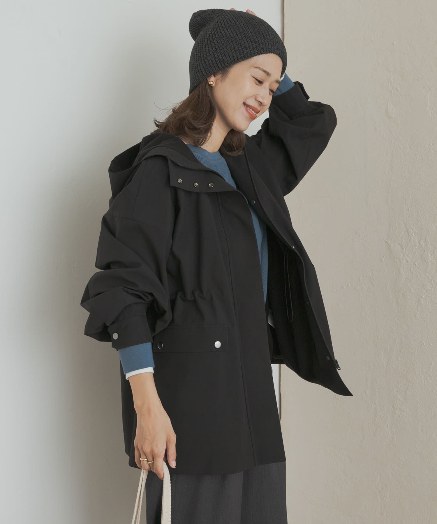 防風/撥水ドロストフーディ URBAN RESEARCH DOORS（アーバンリサーチドアーズ） 防風/撥水ドロスト