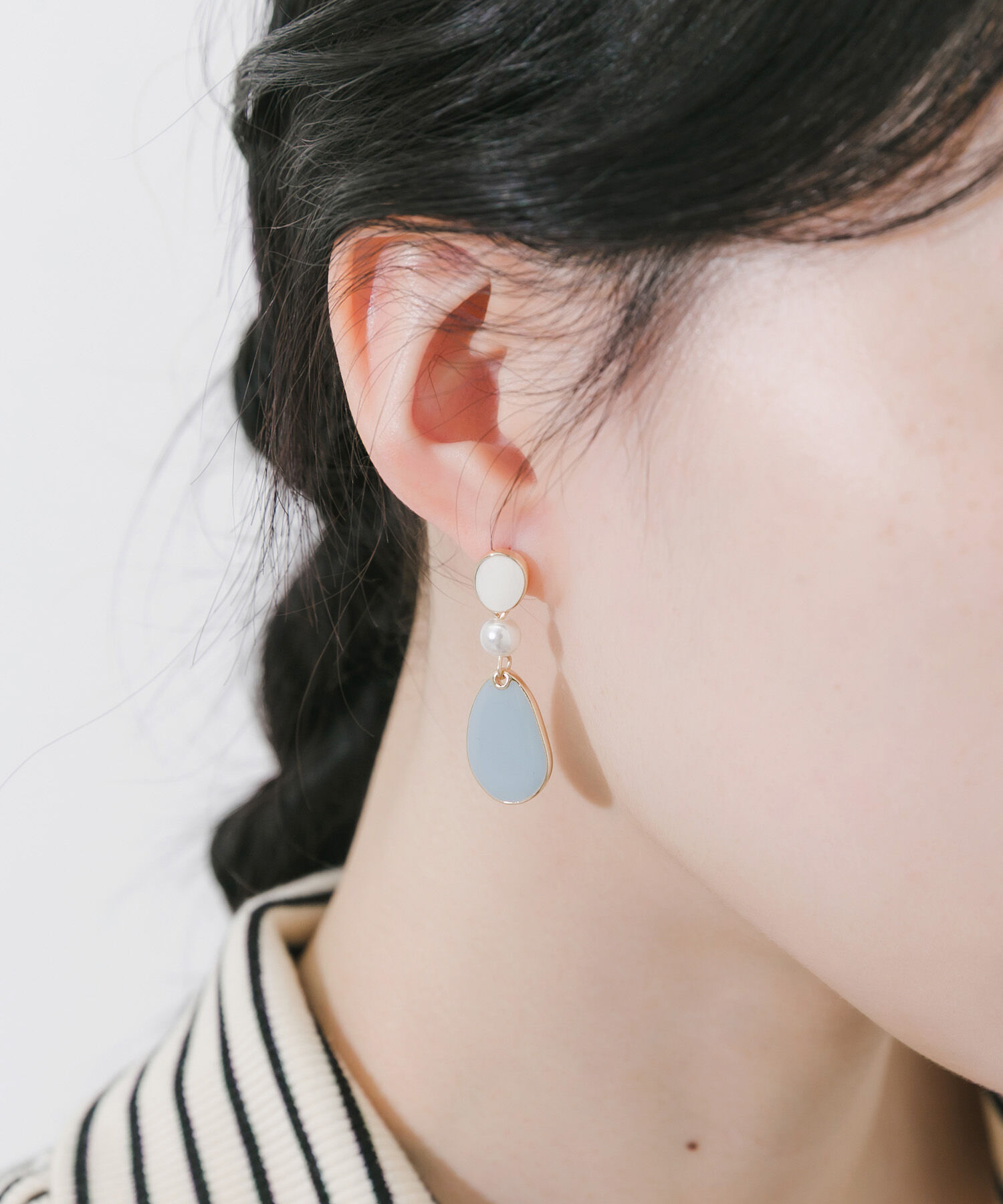 SMELLY「カラープレートピアス」|ピアス|