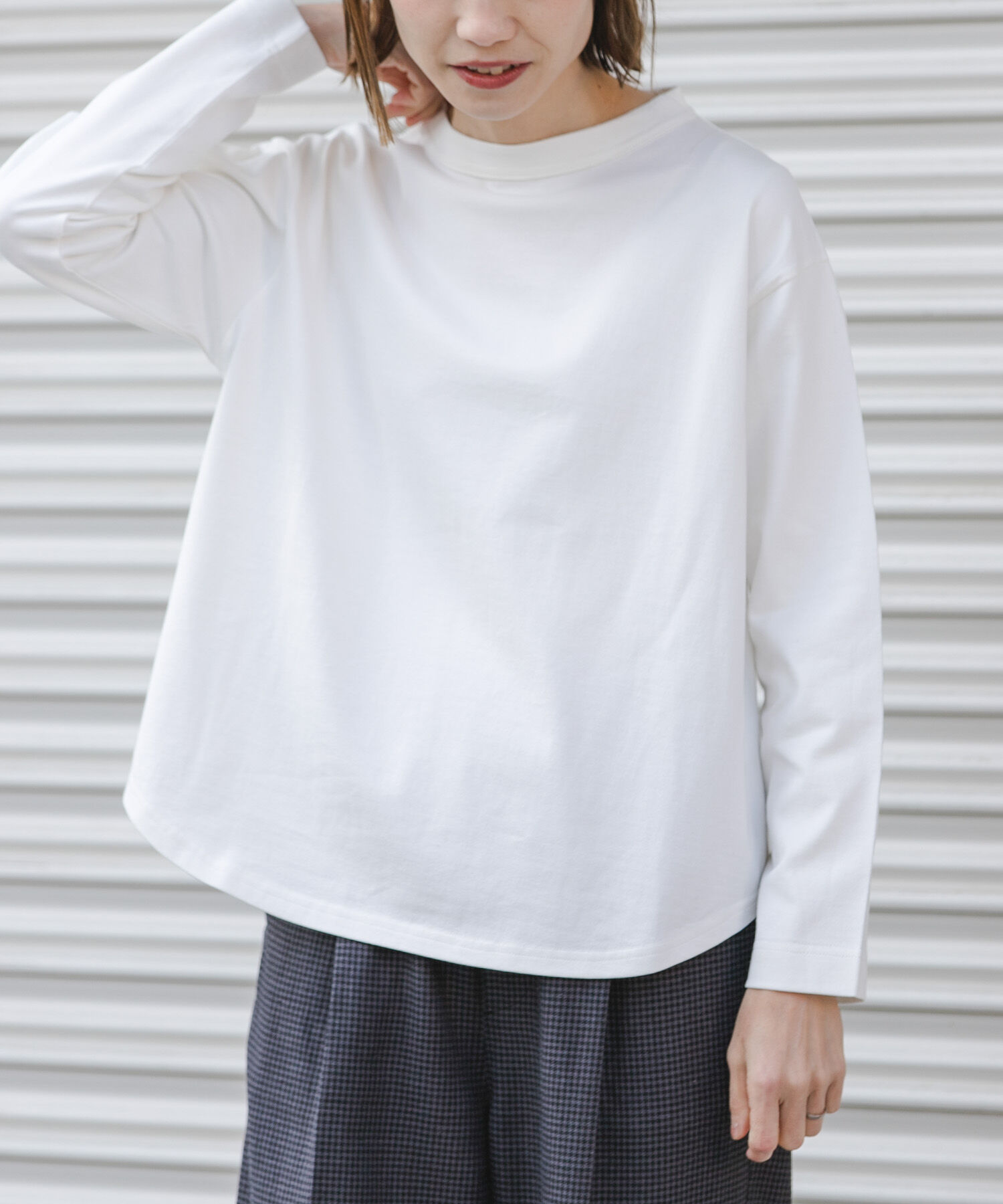 URBAN RESEARCH DOORS「FORK&SPOON　ボトルネックロングスリーブTシャツ」|Tシャツ・カットソー|