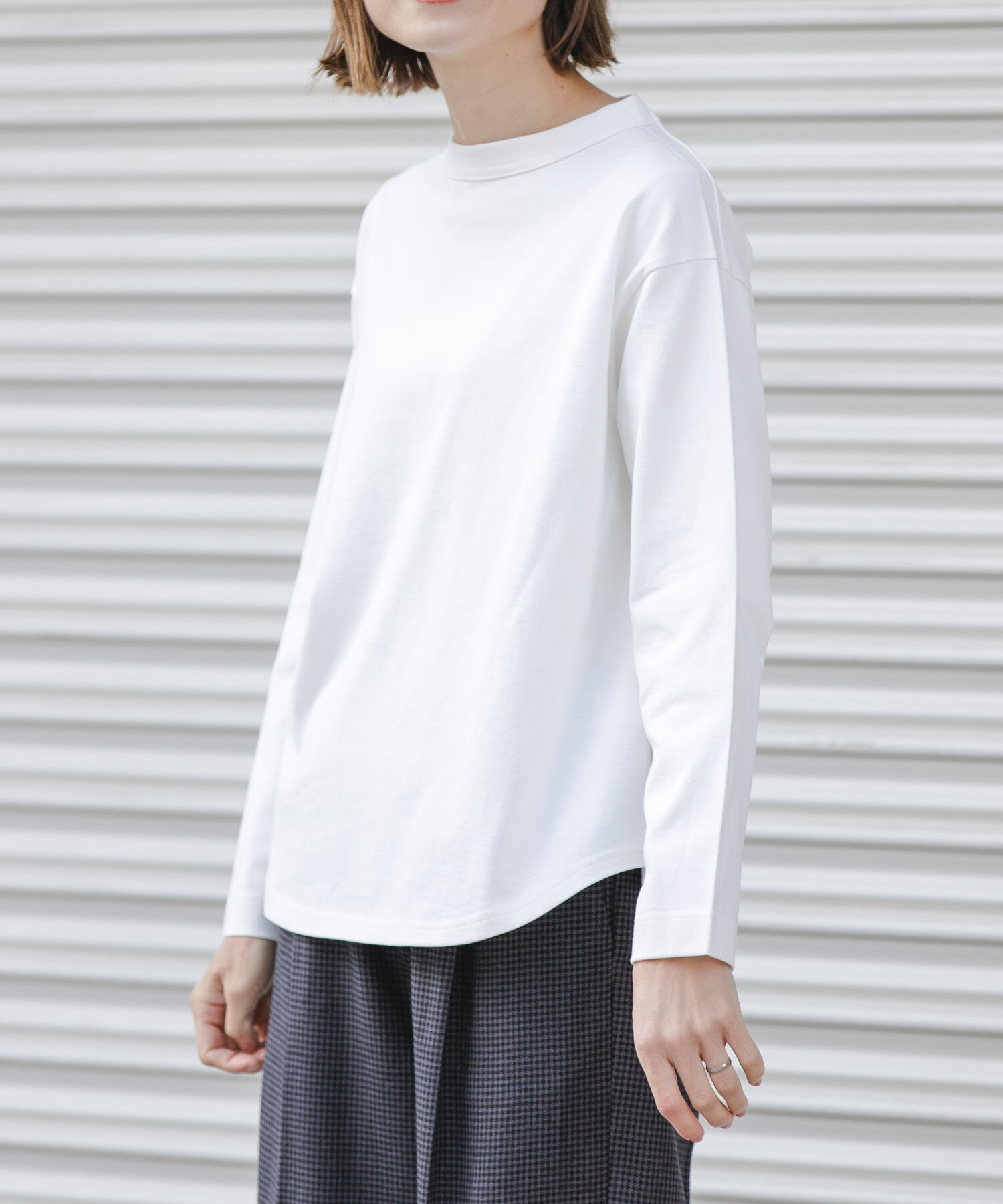 URBAN RESEARCH DOORS「FORK&SPOON　ボトルネックロングスリーブTシャツ」|Tシャツ・カットソー|