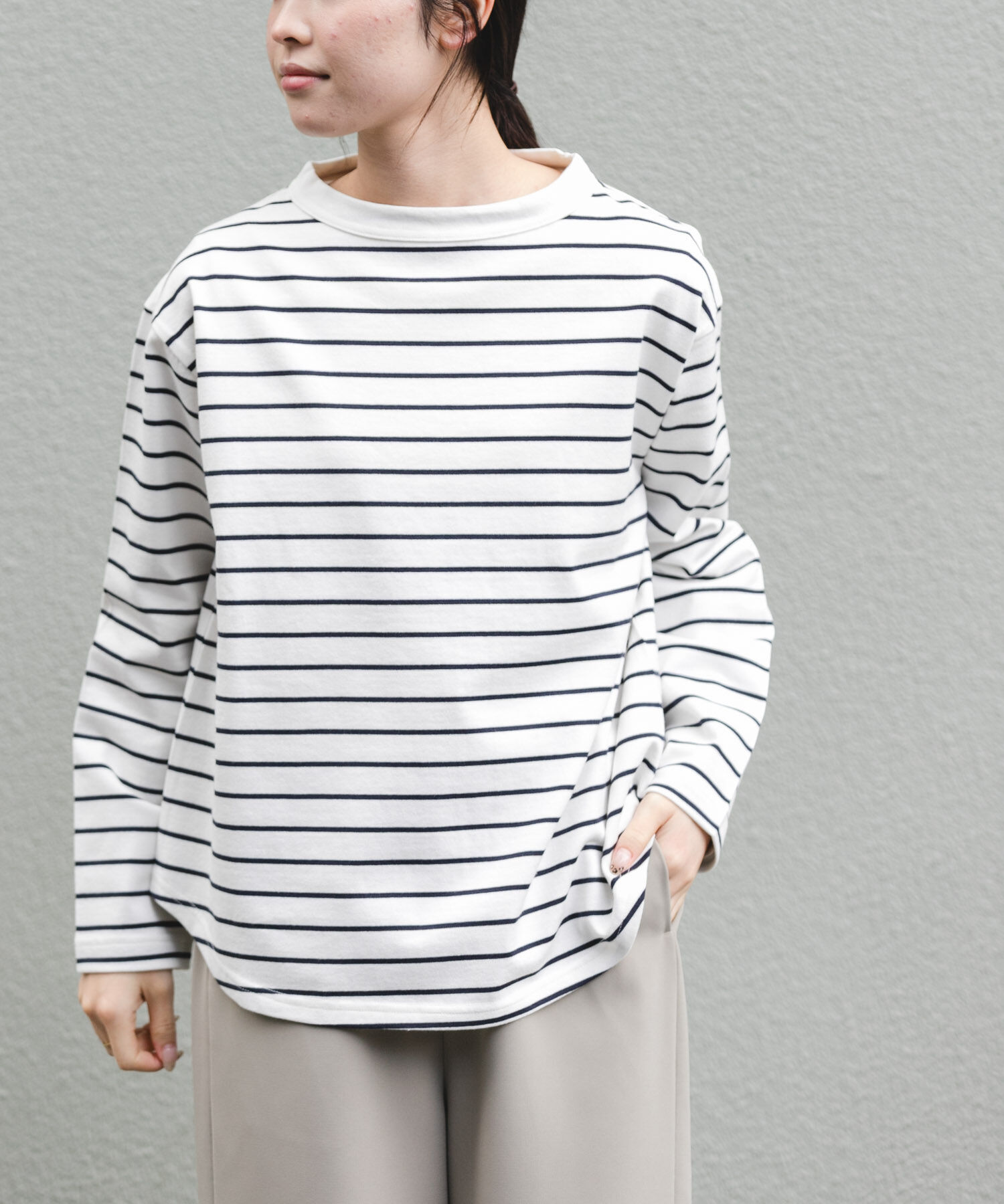 URBAN RESEARCH DOORS「FORK&SPOON　ボトルネックロングスリーブTシャツ」|Tシャツ・カットソー|