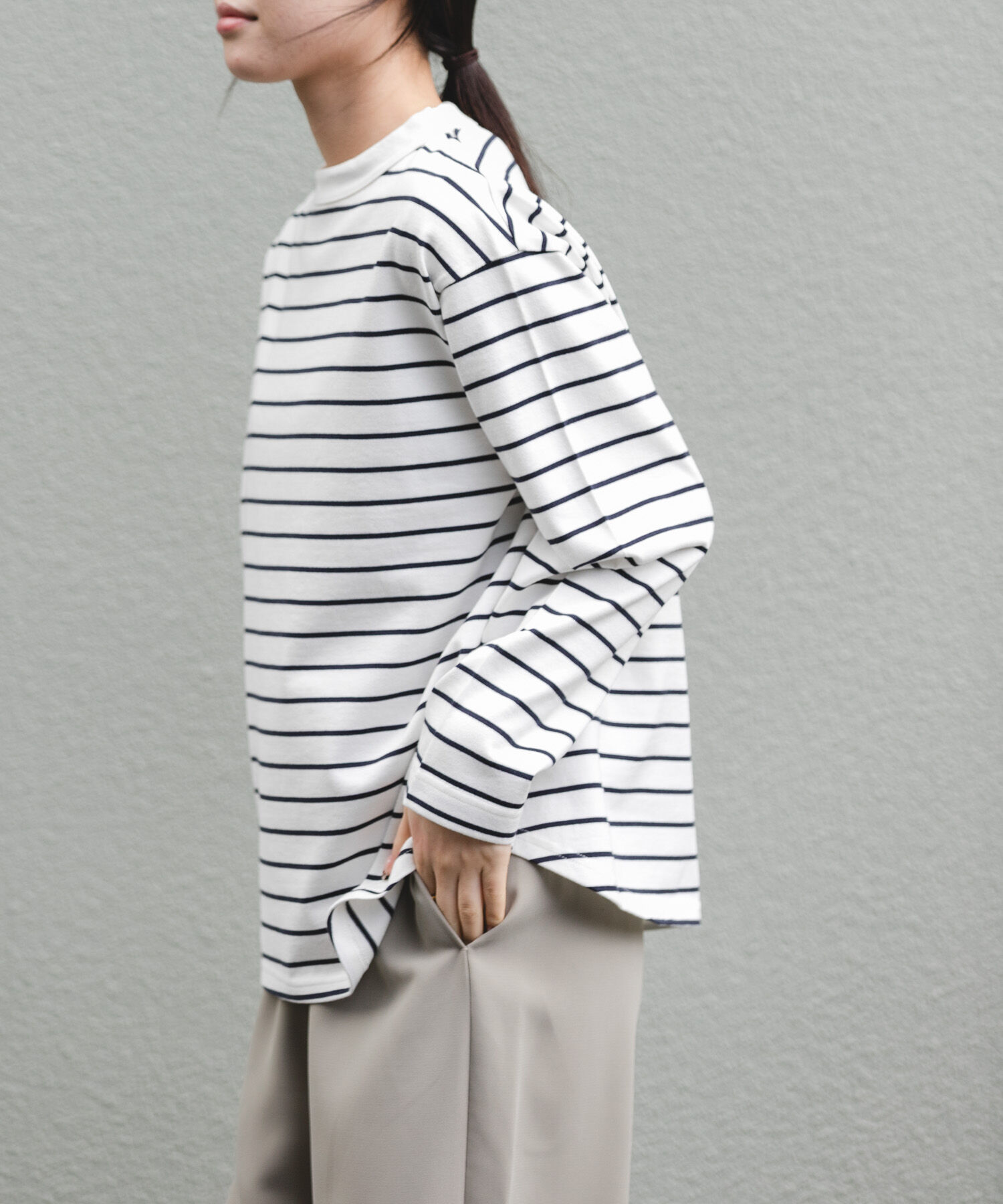 URBAN RESEARCH DOORS「FORK&SPOON　ボトルネックロングスリーブTシャツ」|Tシャツ・カットソー|