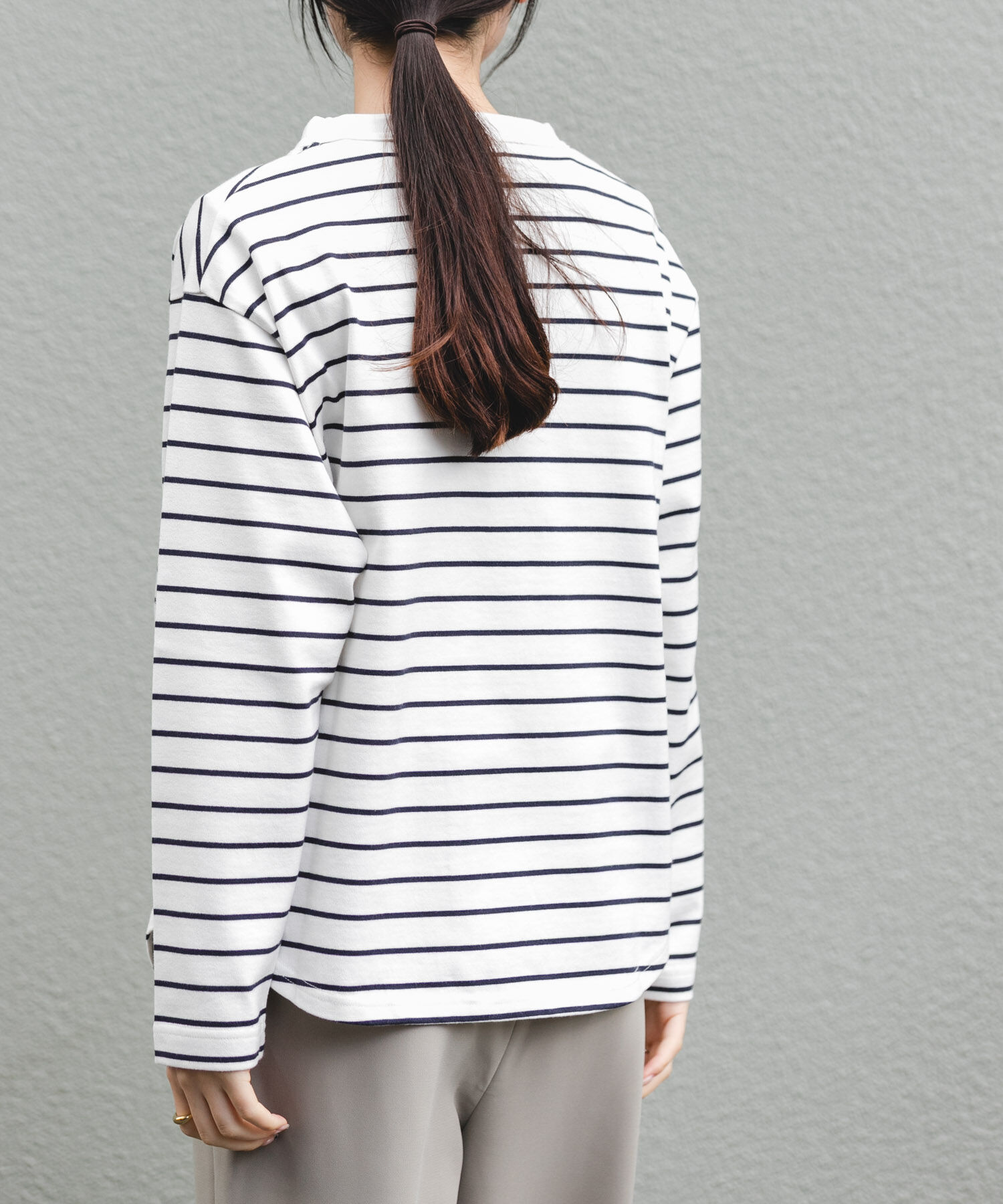 URBAN RESEARCH DOORS「FORK&SPOON　ボトルネックロングスリーブTシャツ」|Tシャツ・カットソー|