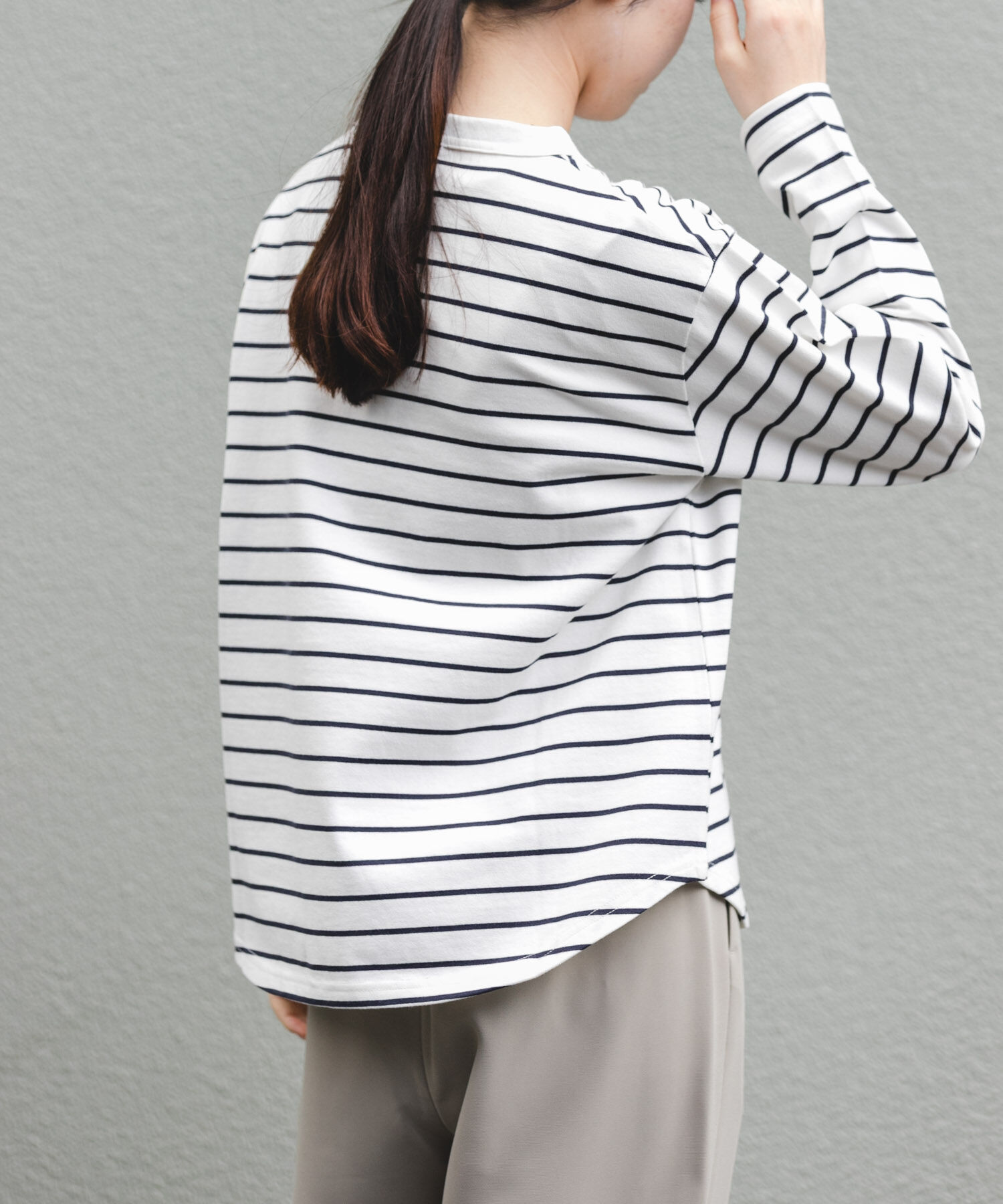 URBAN RESEARCH DOORS「FORK&SPOON　ボトルネックロングスリーブTシャツ」|Tシャツ・カットソー|