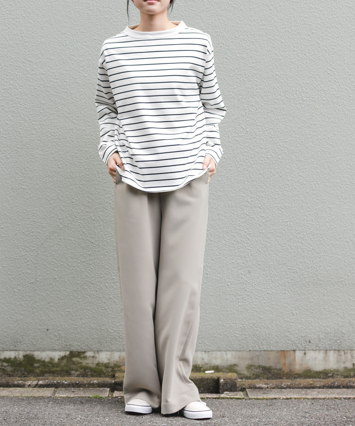 URBAN RESEARCH DOORS「FORK&SPOON　ボトルネックロングスリーブTシャツ」|Tシャツ・カットソー|