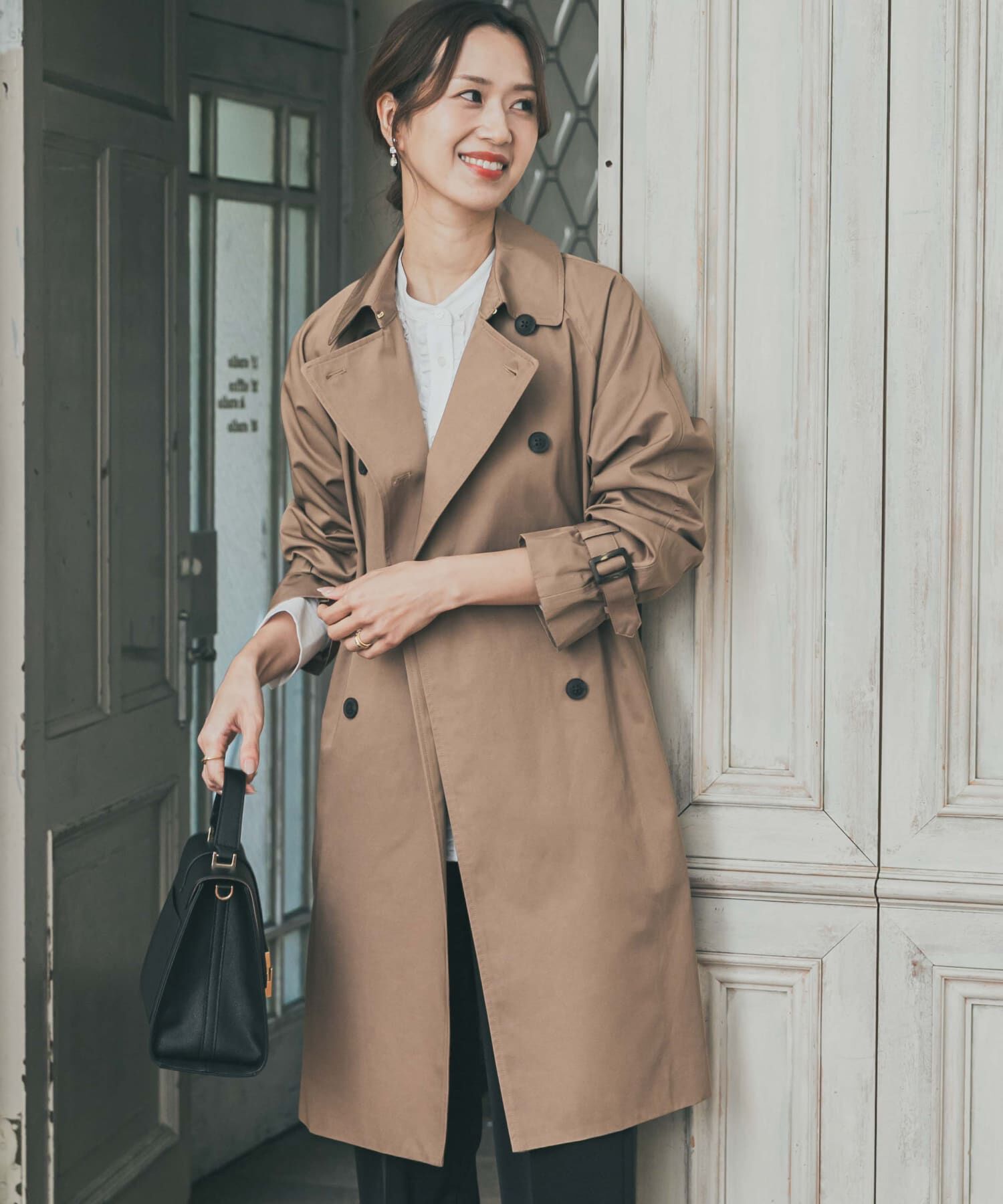 URBAN RESEARCH DOORS「撥水トレンチコート」|トレンチコート|