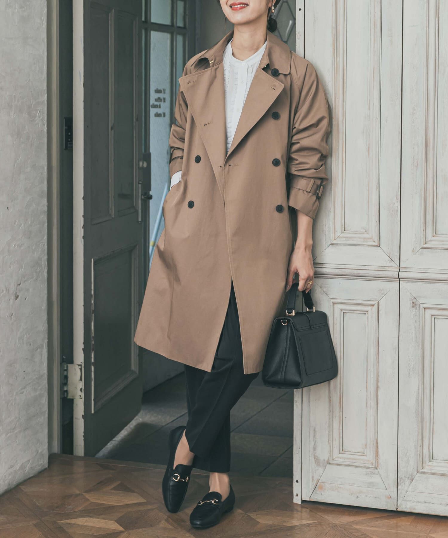 URBAN RESEARCH DOORS「撥水トレンチコート」|トレンチコート|