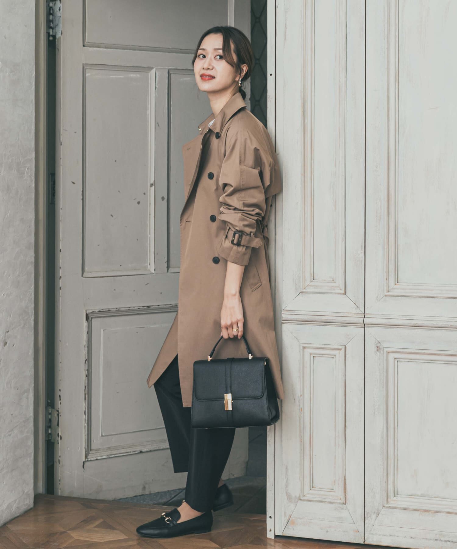 URBAN RESEARCH DOORS「撥水トレンチコート」|トレンチコート|