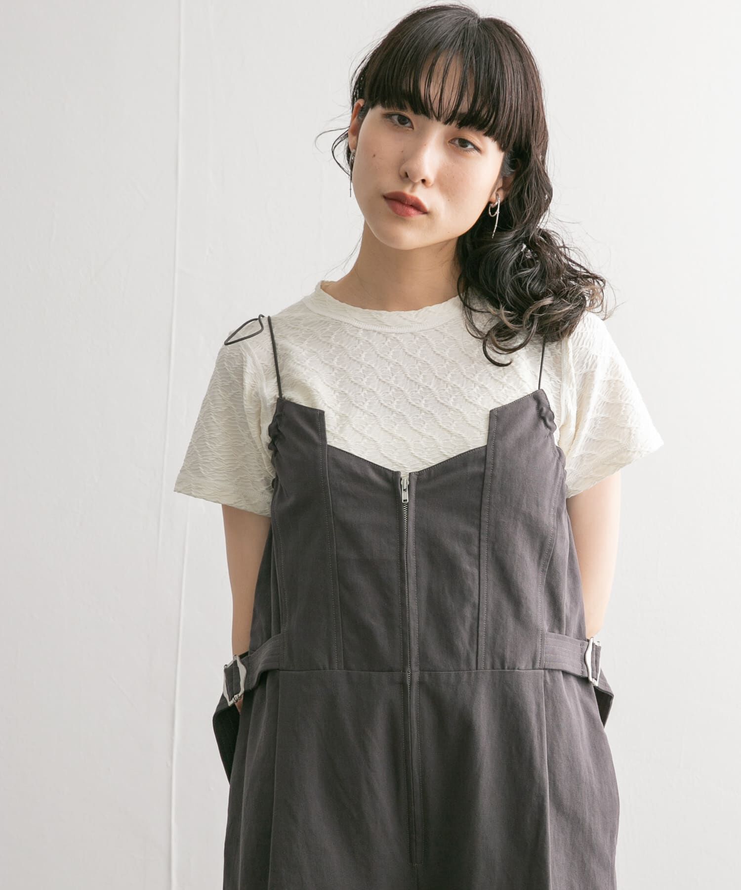  「ステッチデザインシャーリングTEE」|Tシャツ・カットソー|