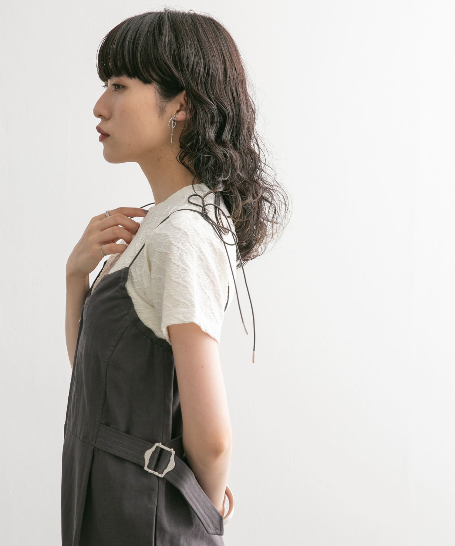  「ステッチデザインシャーリングTEE」|Tシャツ・カットソー|