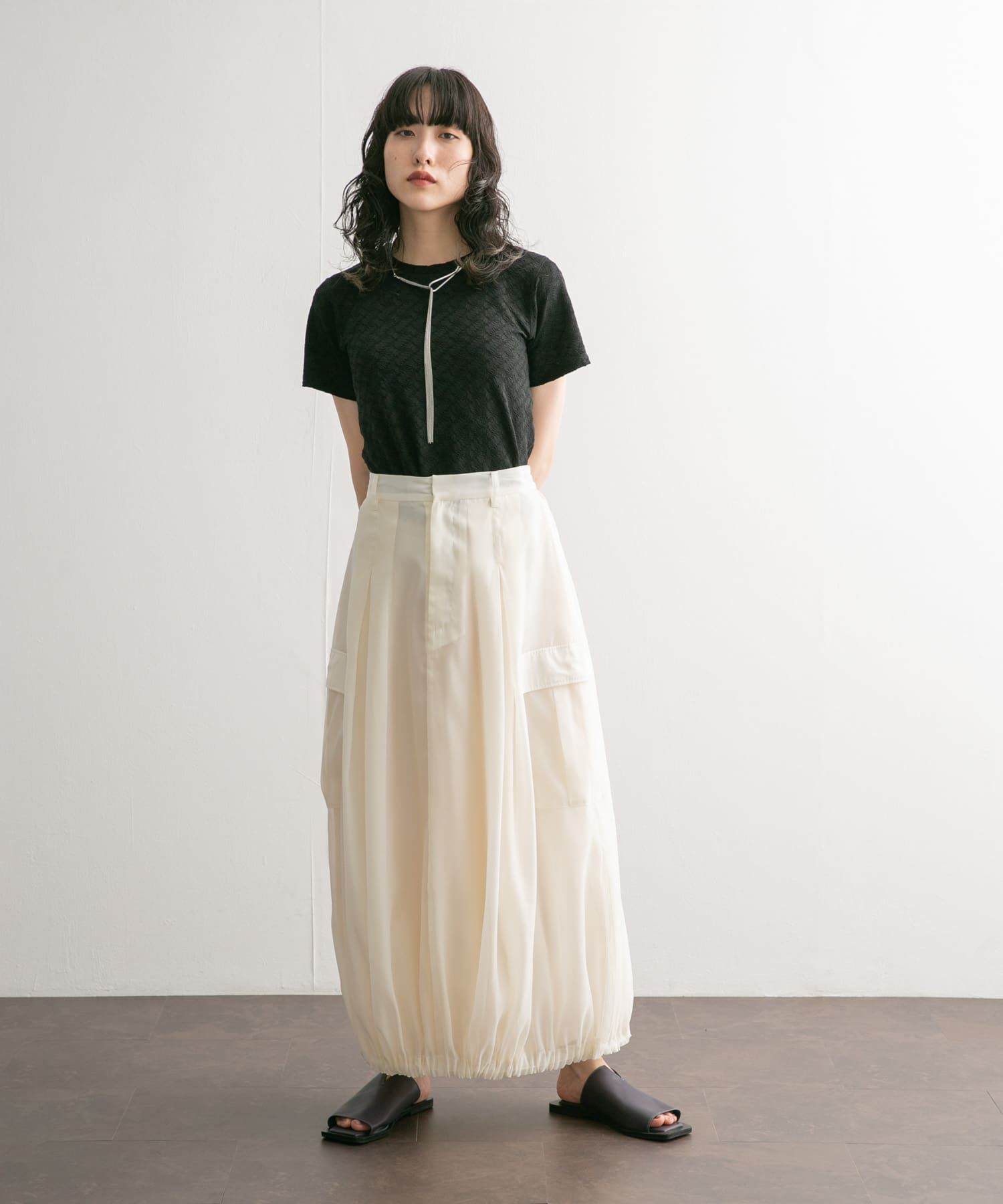  「ステッチデザインシャーリングTEE」|Tシャツ・カットソー|