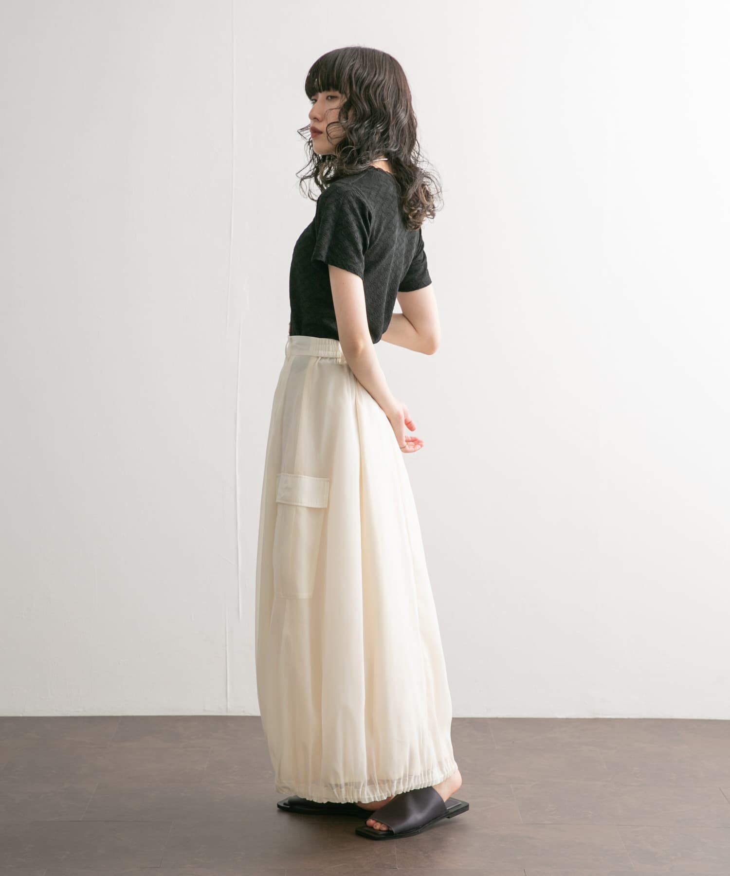  「ステッチデザインシャーリングTEE」|Tシャツ・カットソー|