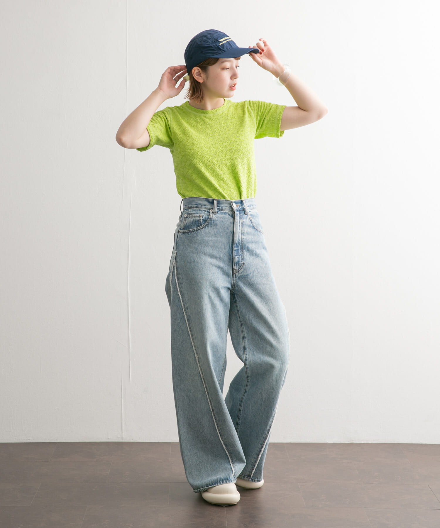  「ステッチデザインシャーリングTEE」|Tシャツ・カットソー|