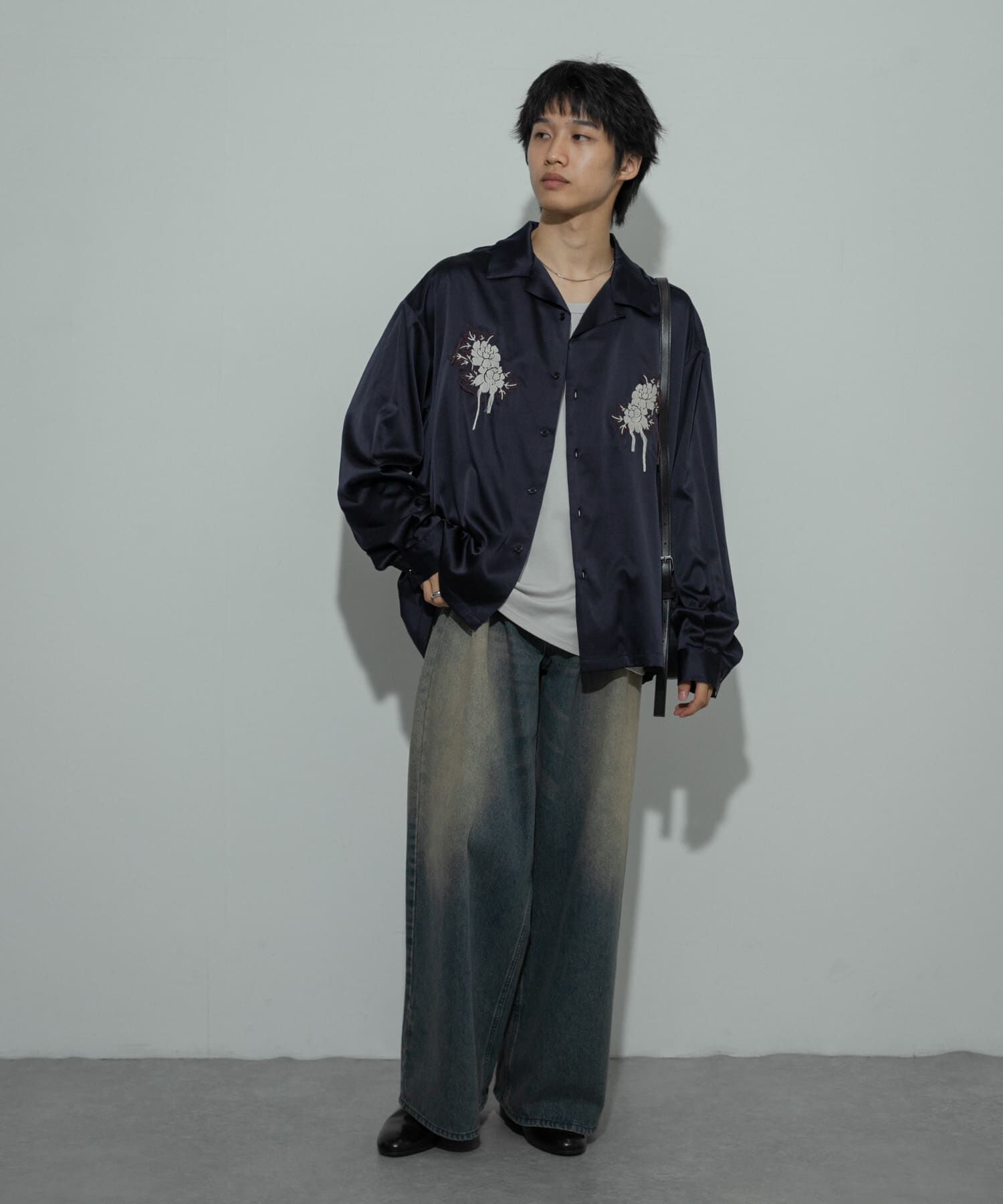 SENSE OF PLACE by URBAN RESEARCH「ボタニカルシシュウロングスリーブシャツ」|シャツ・ブラウス|