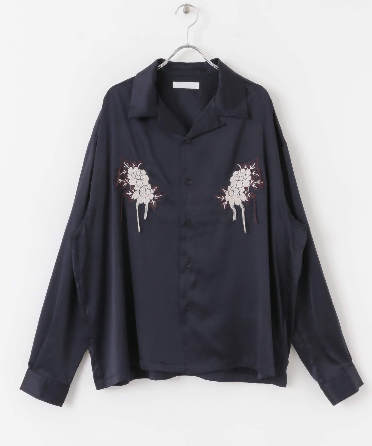 SENSE OF PLACE by URBAN RESEARCH「ボタニカルシシュウロングスリーブシャツ」|シャツ・ブラウス|