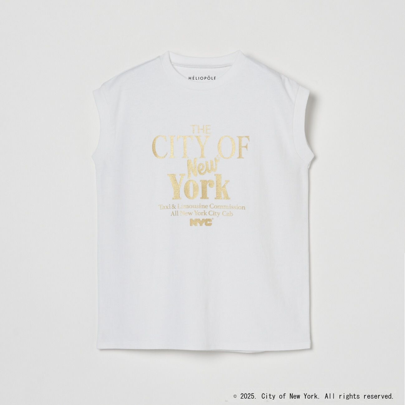  「GOOD ROCK SPEED NYC METALLIC PRINT NS」|Tシャツ・カットソー|ホワイト