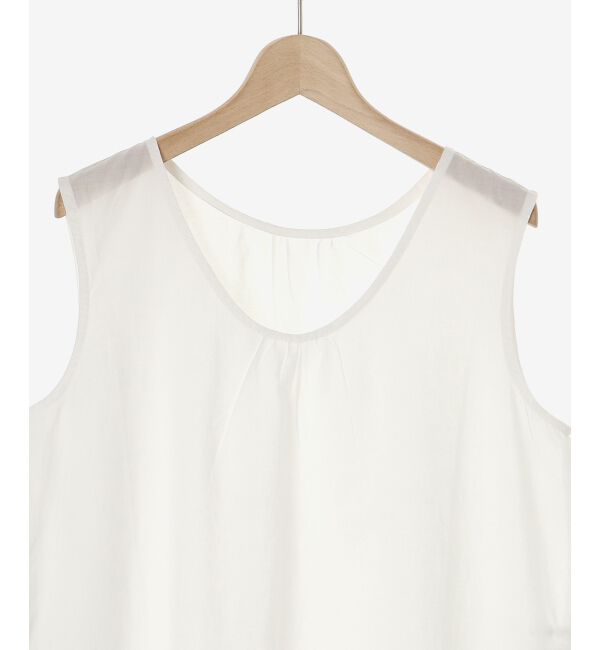  「コットンレースノースリーブブラウス」|シャツ・ブラウス|