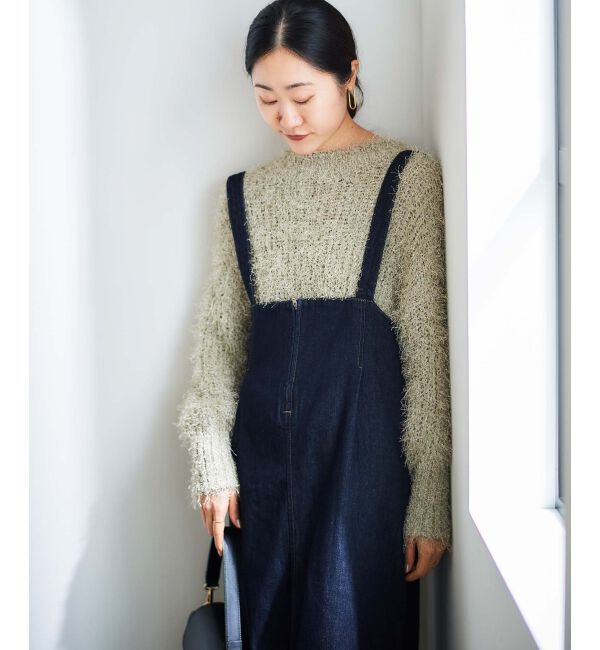 le.coeur blanc「デニムサロペットスカート」|スカート|
