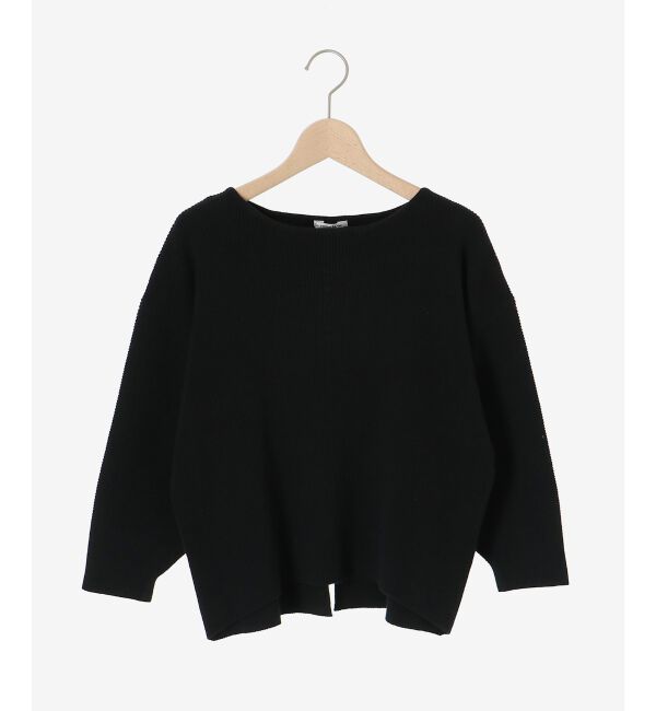 le.coeur blanc「《手洗い可能》バックパールリブニット」|ニット・セーター|