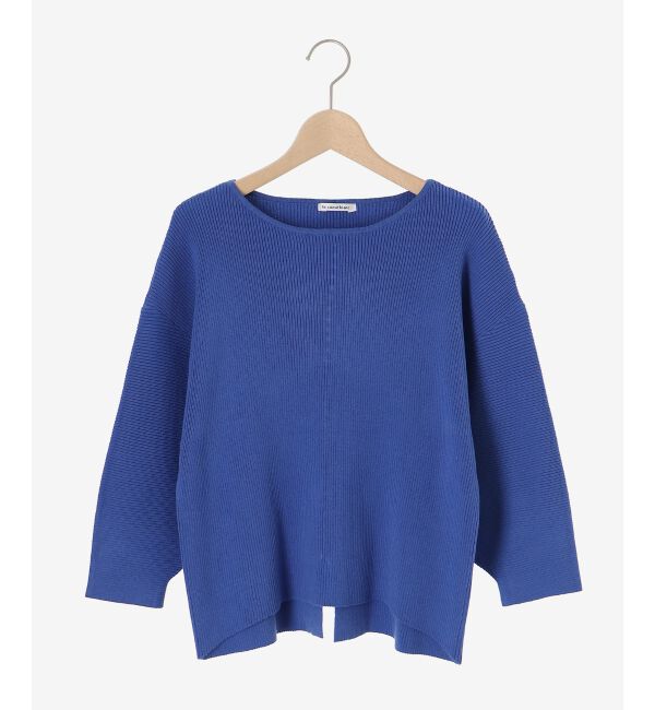 le.coeur blanc「《手洗い可能》バックパールリブニット」|ニット・セーター|