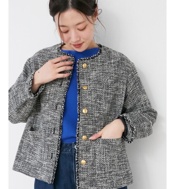 le.coeur blanc「《手洗い可能》バックパールリブニット」|ニット・セーター|