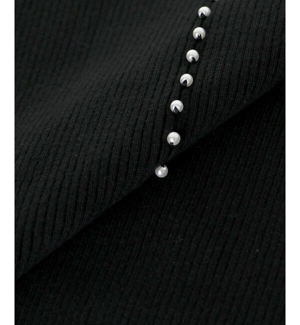 le.coeur blanc「《手洗い可能》バックパールリブニット」|ニット・セーター|