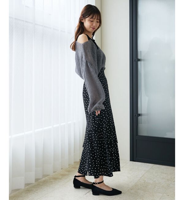 MAJESTICLEGON「ドロストメッシュニット」|ニット・セーター|