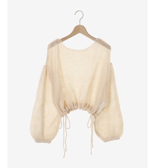 MAJESTICLEGON「ドロストメッシュニット」|ニット・セーター|