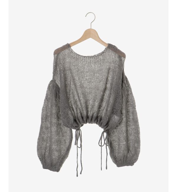 MAJESTICLEGON「ドロストメッシュニット」|ニット・セーター|