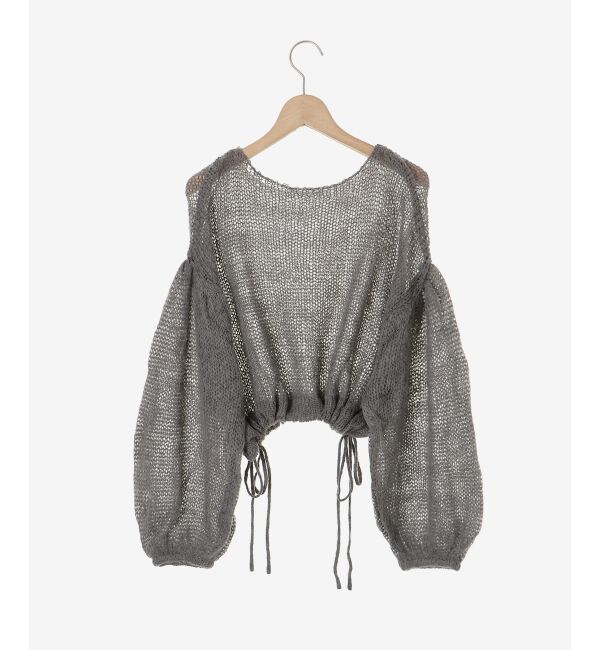 MAJESTICLEGON「ドロストメッシュニット」|ニット・セーター|