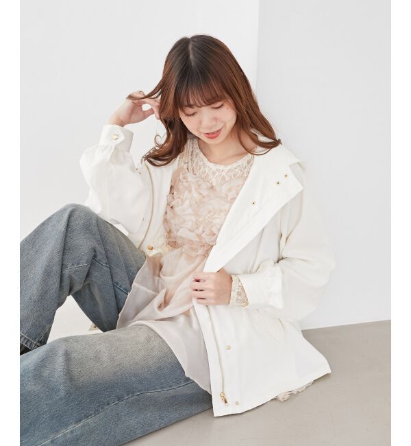 MAJESTICLEGON「ウエストきゅっとミディブルゾン」|ブルゾン・スタジャン|