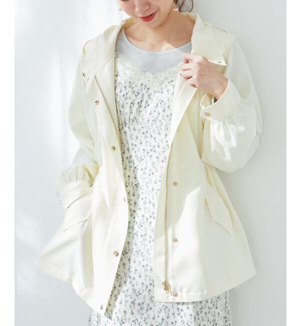 MAJESTICLEGON「ウエストきゅっとミディブルゾン」|ブルゾン・スタジャン|