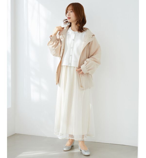 MAJESTICLEGON「ウエストきゅっとミディブルゾン」|ブルゾン・スタジャン|