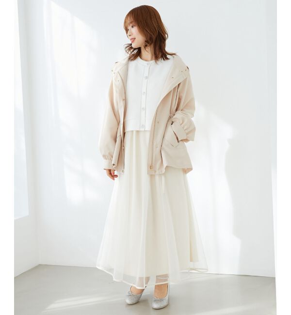 MAJESTICLEGON「ウエストきゅっとミディブルゾン」|ブルゾン・スタジャン|