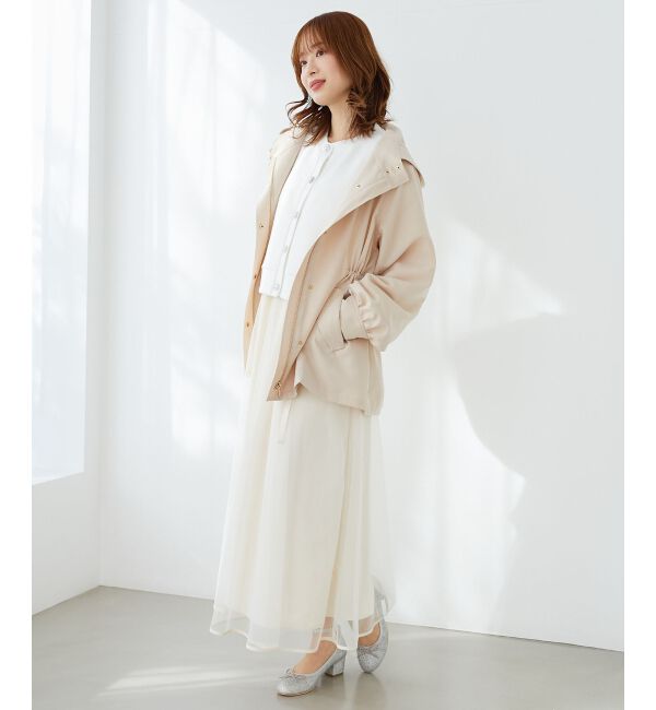 MAJESTICLEGON「ウエストきゅっとミディブルゾン」|ブルゾン・スタジャン|