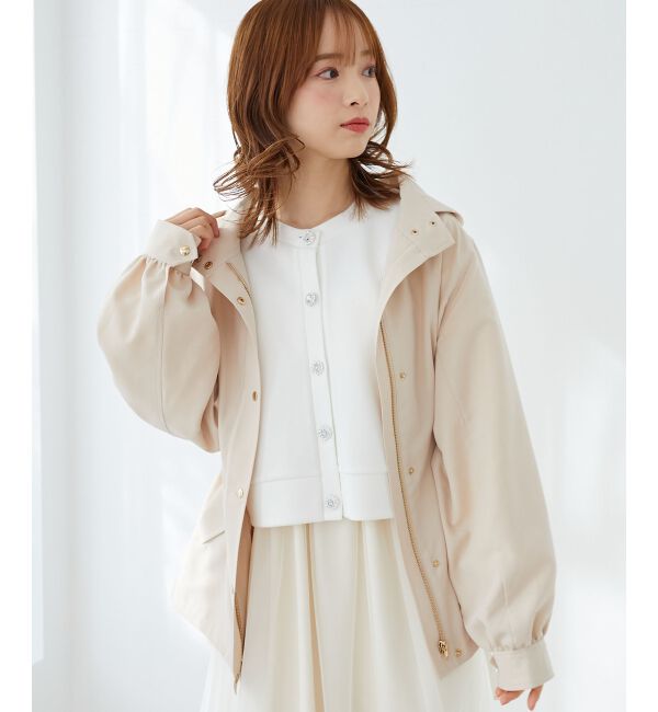 MAJESTICLEGON「ウエストきゅっとミディブルゾン」|ブルゾン・スタジャン|