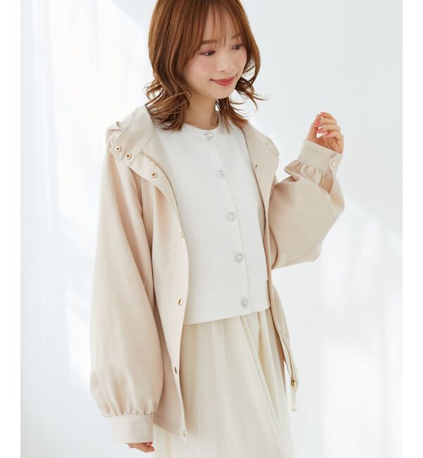 MAJESTICLEGON「ウエストきゅっとミディブルゾン」|ブルゾン・スタジャン|