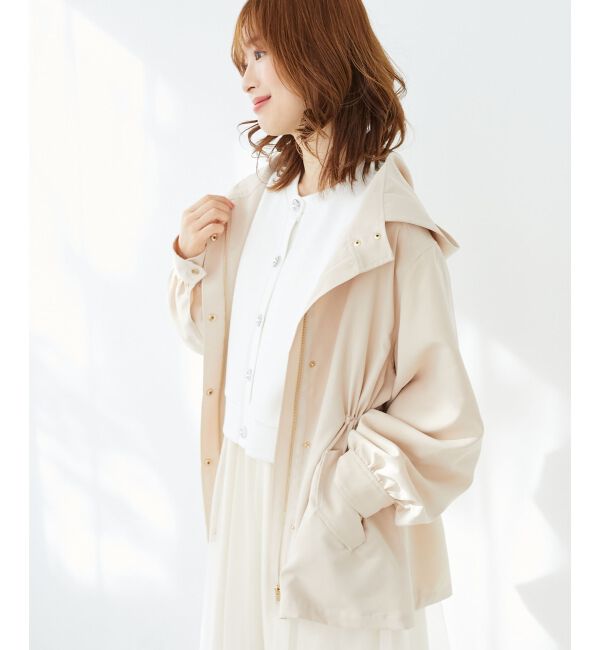 MAJESTICLEGON「ウエストきゅっとミディブルゾン」|ブルゾン・スタジャン|