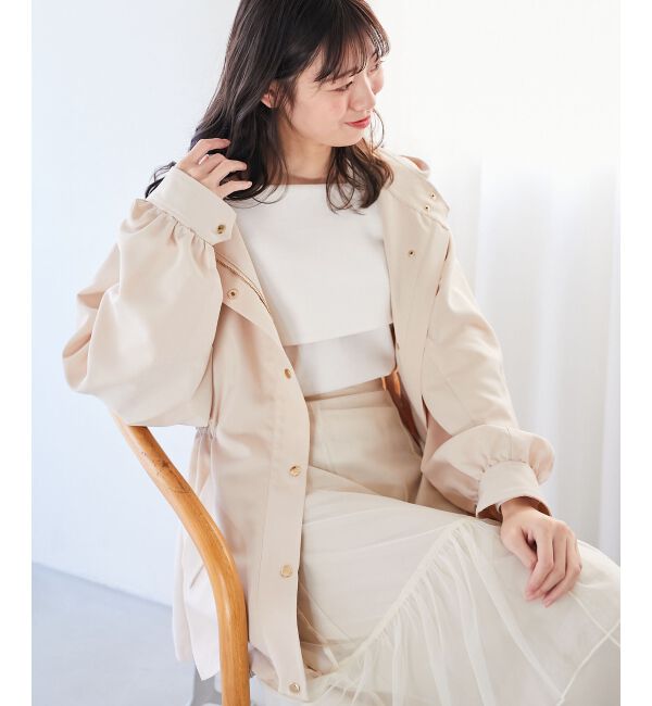 MAJESTICLEGON「ウエストきゅっとミディブルゾン」|ブルゾン・スタジャン|