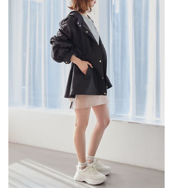 MAJESTICLEGON「ウエストきゅっとミディブルゾン」|ブルゾン・スタジャン|