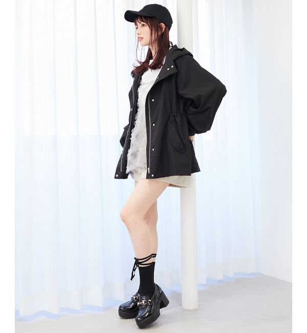 MAJESTICLEGON「ウエストきゅっとミディブルゾン」|ブルゾン・スタジャン|