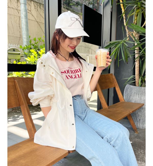 MAJESTICLEGON「ウエストきゅっとミディブルゾン」|ブルゾン・スタジャン|