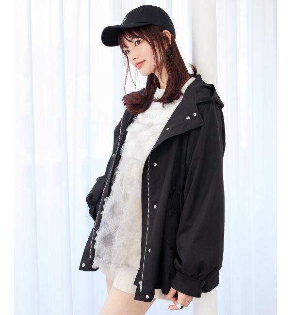 MAJESTICLEGON「ウエストきゅっとミディブルゾン」|ブルゾン・スタジャン|